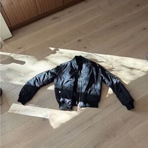 Topshop black Bomber Jacket